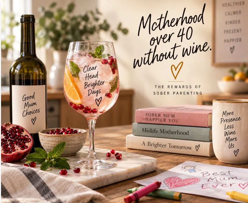 Motherhood over 40 without wine: the rewards of sober parenting