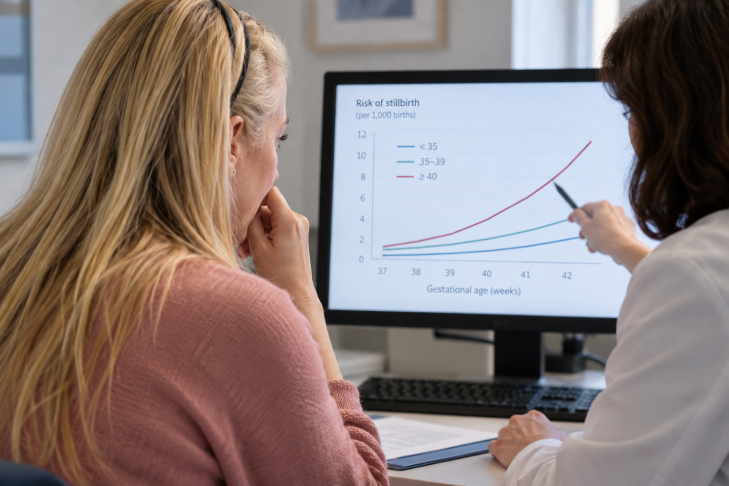 Childbirth at 40: How one graph changed my birth plan