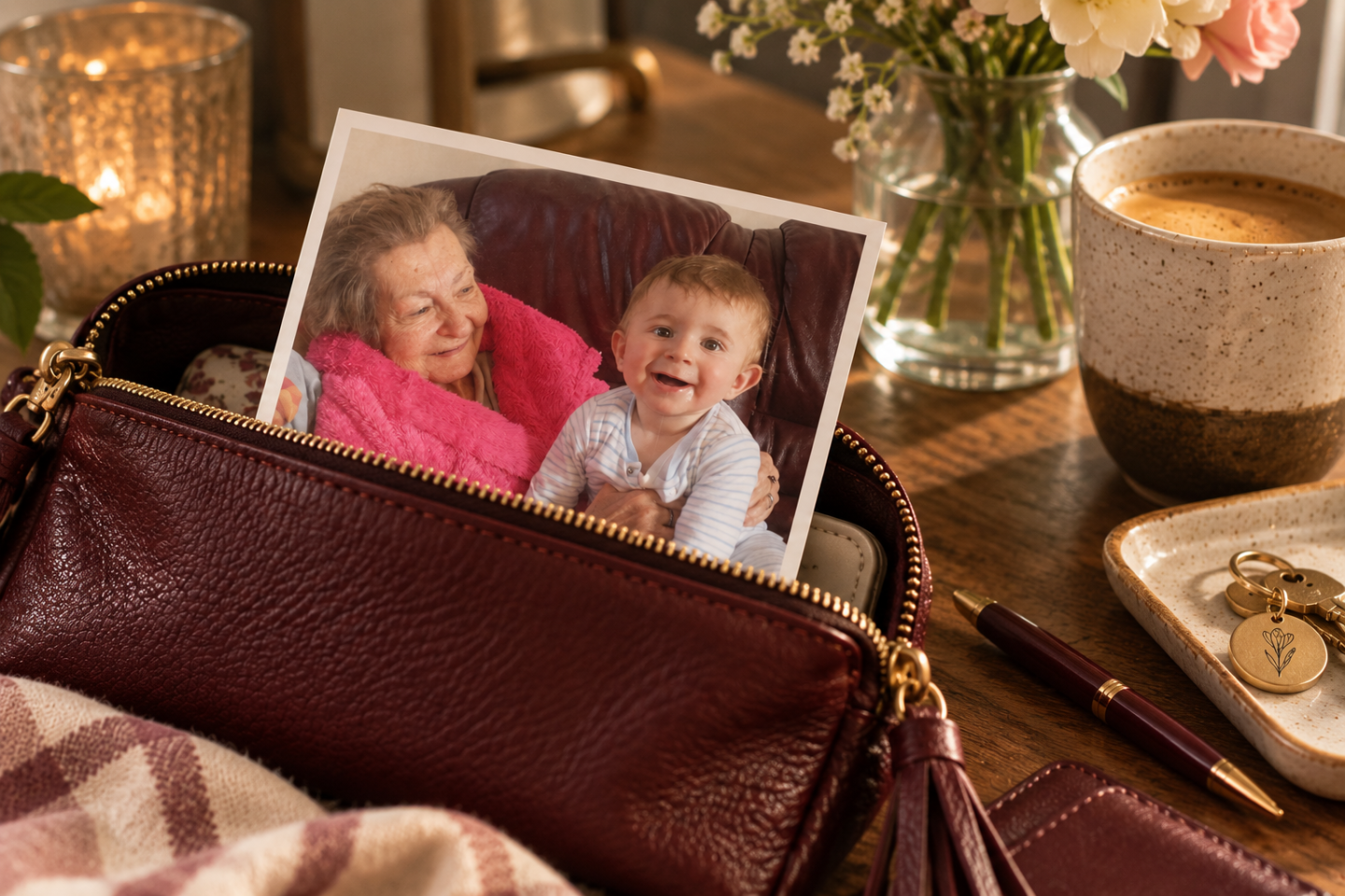 A photo of mam and Cyrus