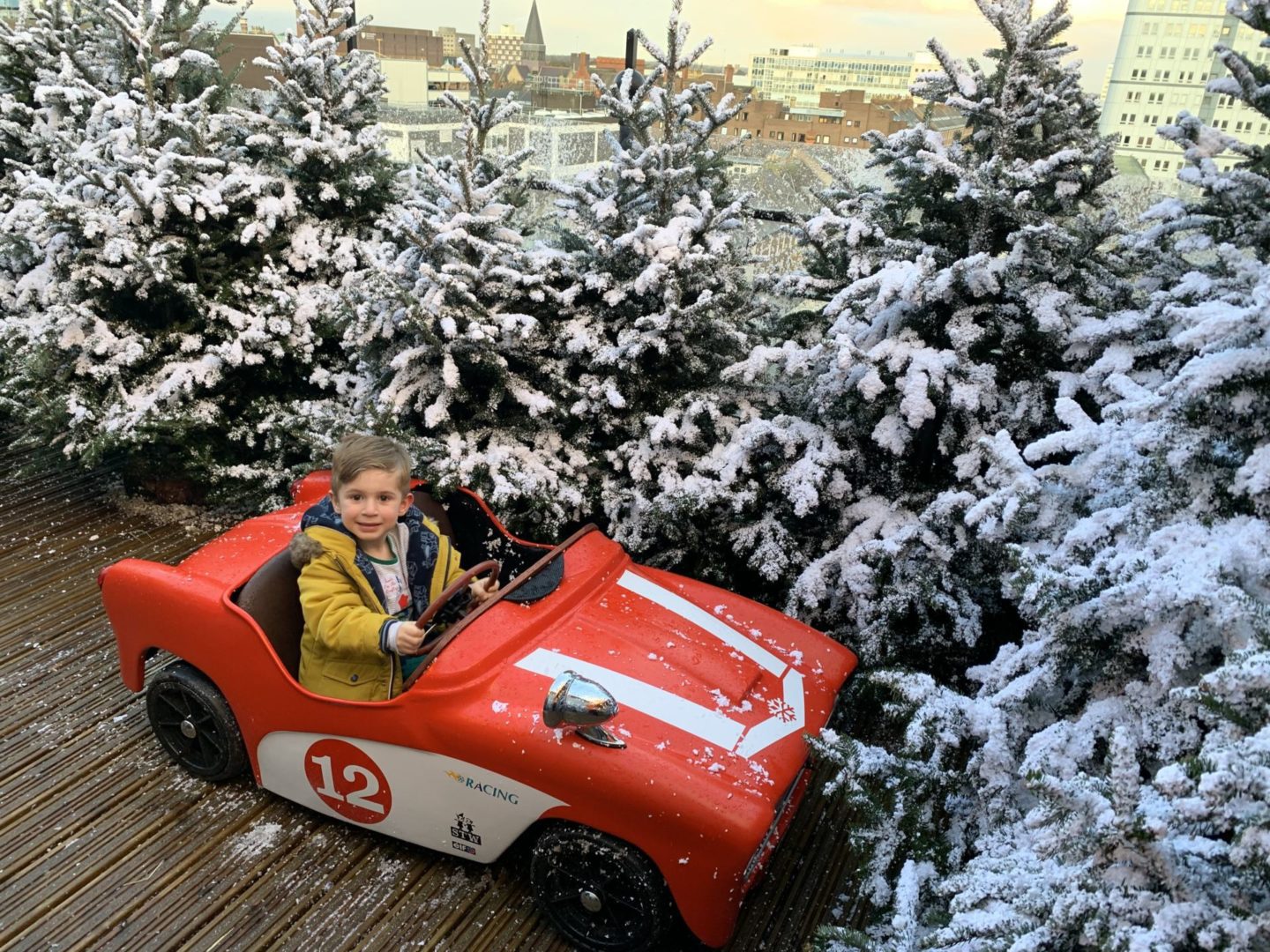 Does becoming a mum in midlife make Christmas magical again? Our Fenwick Santa on the Rooftop experience