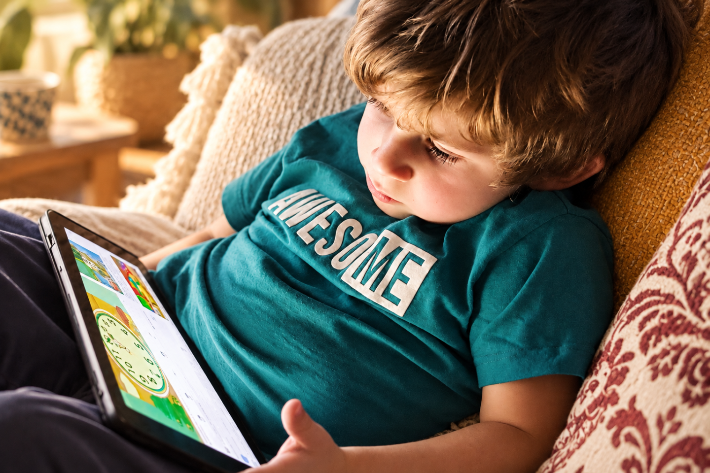 I want my son to love books, but how can reading compete with screens?