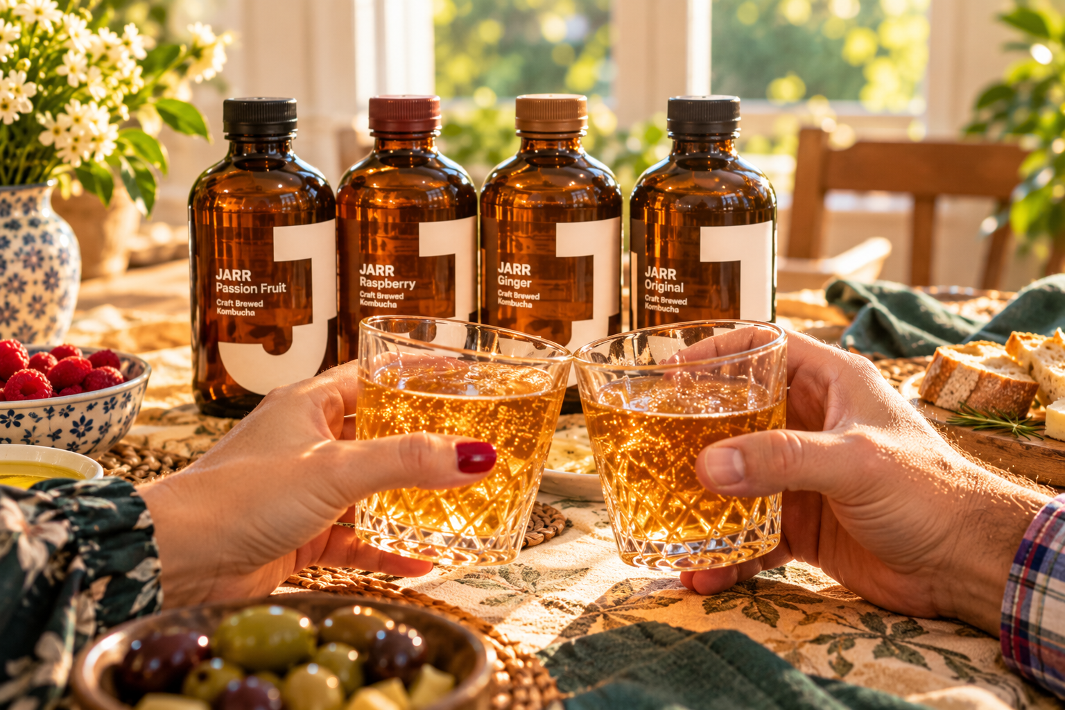 JARR kombucha taste test