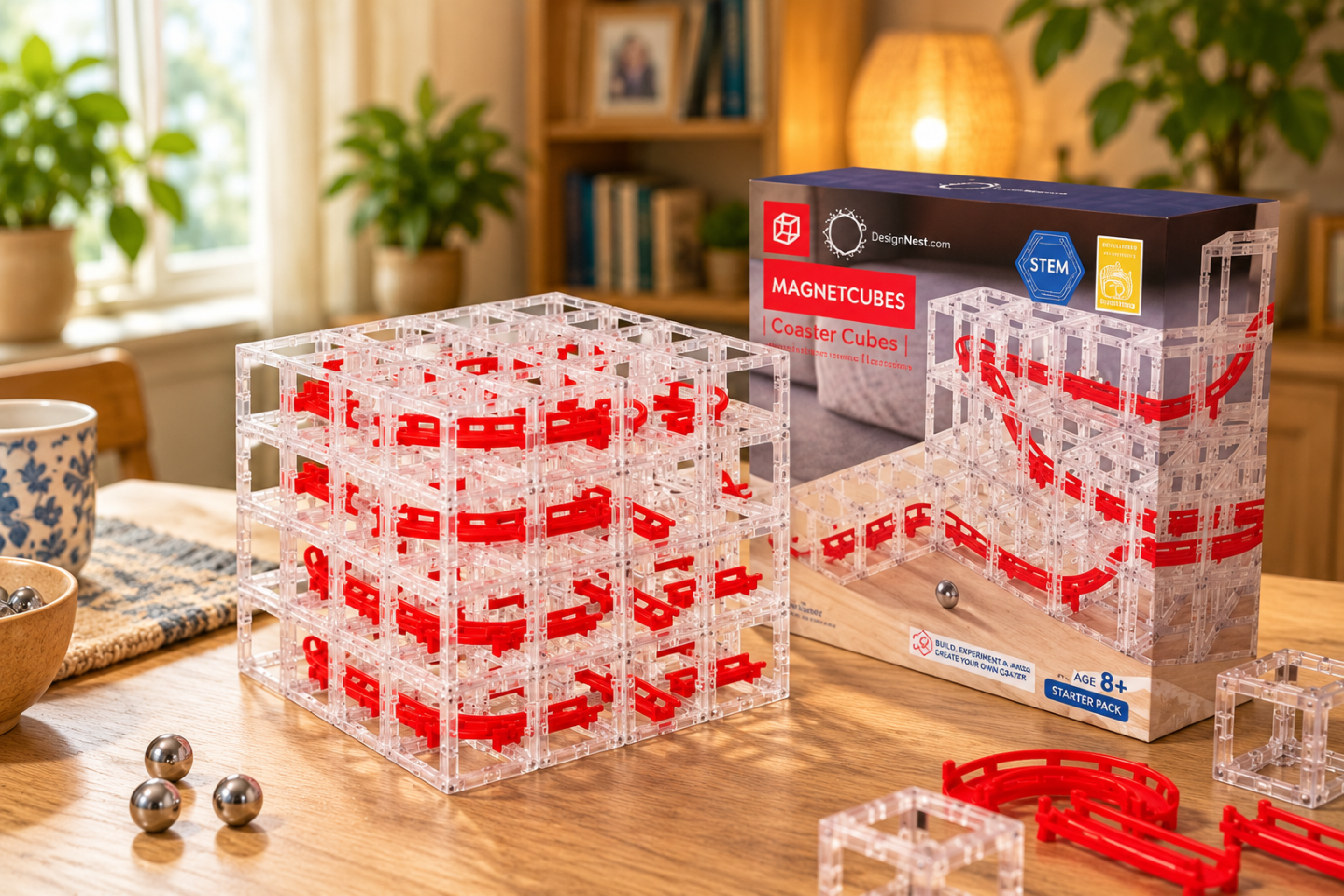 DesignNest MagnetCubes marble run review: A budding engineer, a frustrated dad and one very sore kneecap