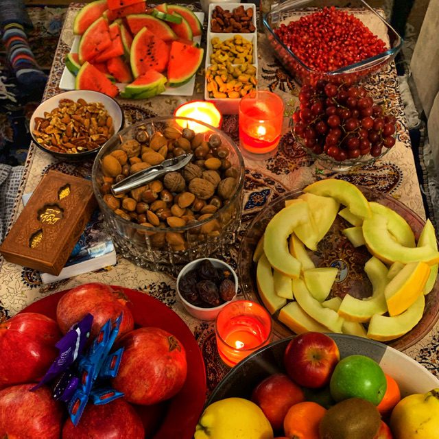 Shab-e Yalda spread 