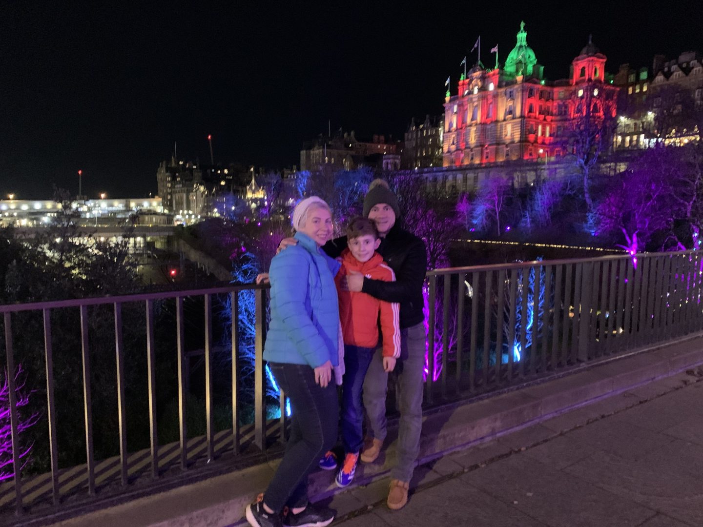 a family in Edinburgh