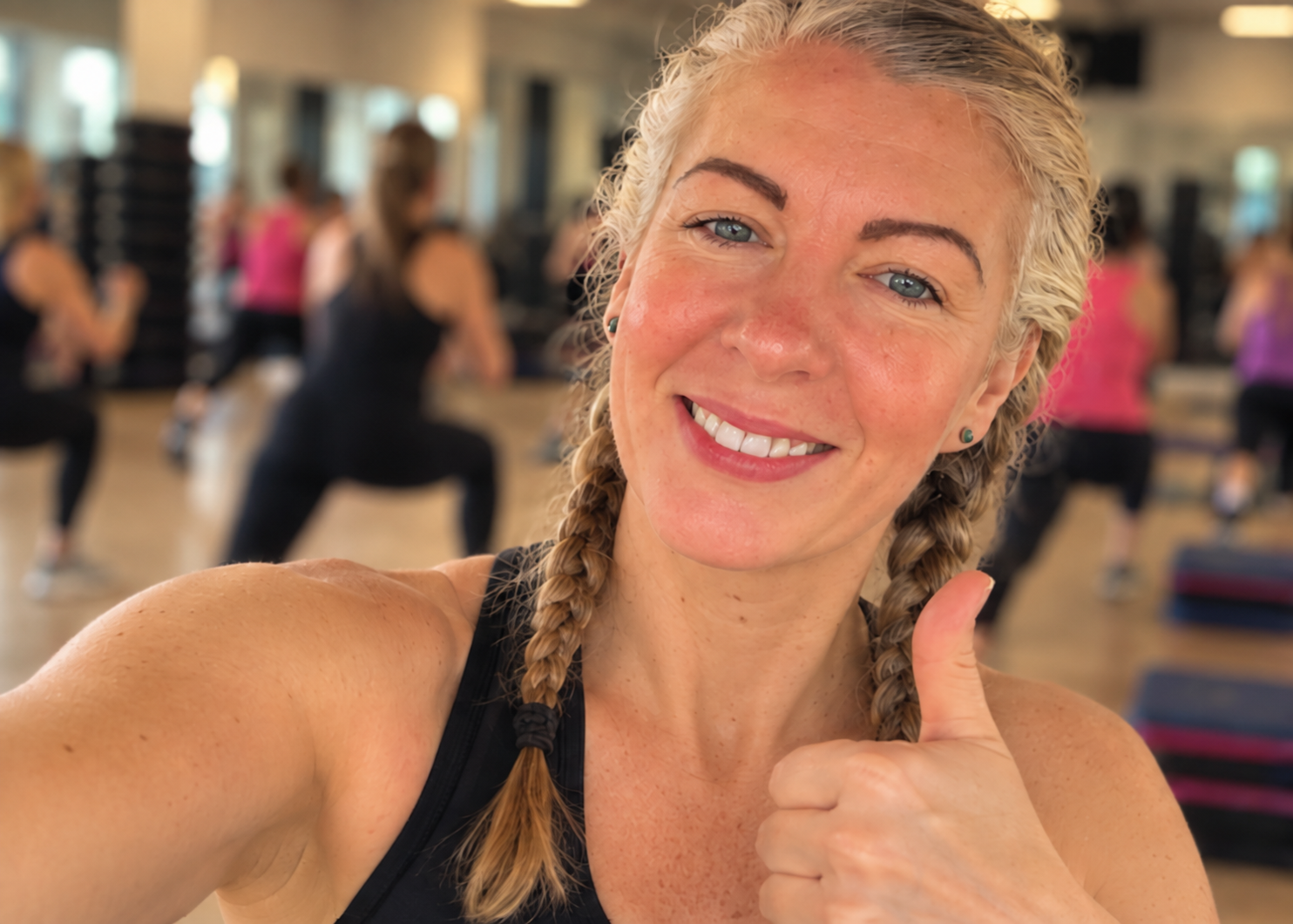 Saffron at the gym