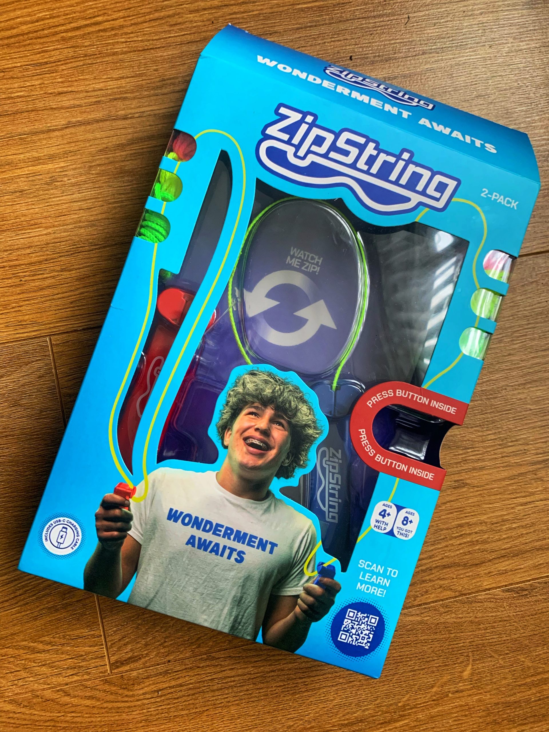 ZipString flying string toy featured in the family review