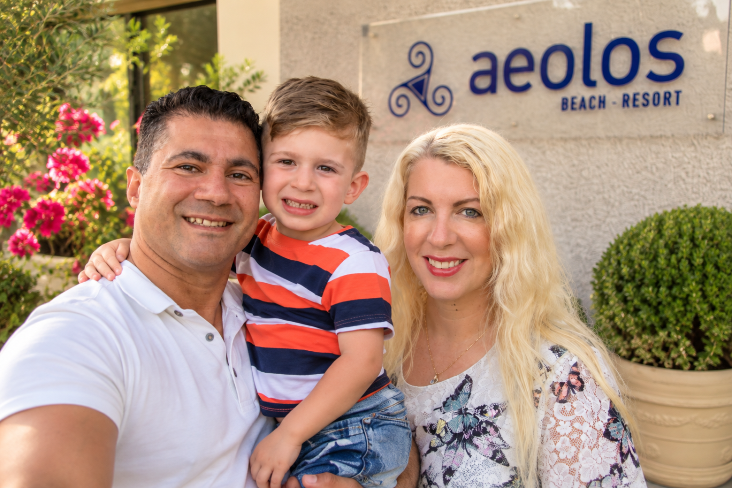 Saffron, Cyrus and H in Corfu